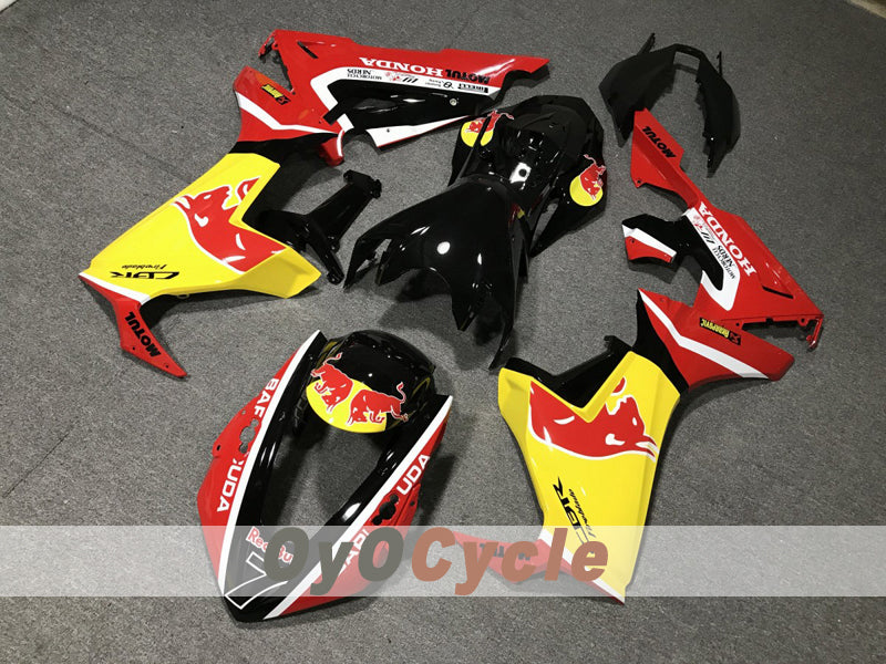Kit de carénages à injection pour CBR1000RR 17-19 - Rouge - Red Bull #OYO87914587
