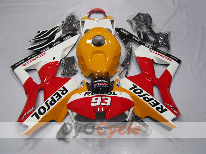 Kit de carénage injecté pour CBR600RR 13-20 - Rouge, blanc - Repsol #OYO87903124 Image principale du produit