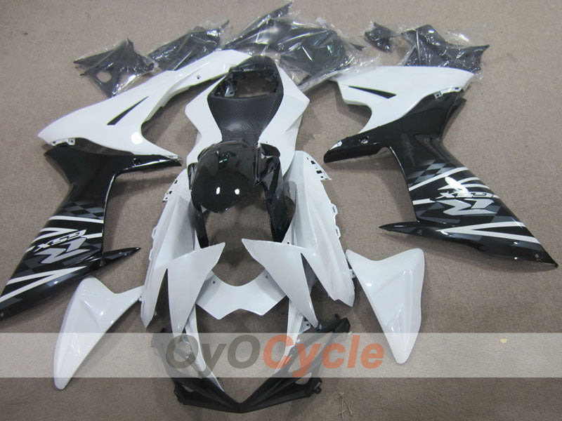 Kit de carénages à injection pour GSX R750 11-26 - Blanc, Noir - Style usine #OYO87901463