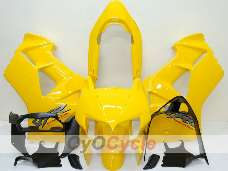 Kit de carénage pour VFR800 98-01 - Jaune, noir - Style d'origine #OYO87902894 Image principale du produit