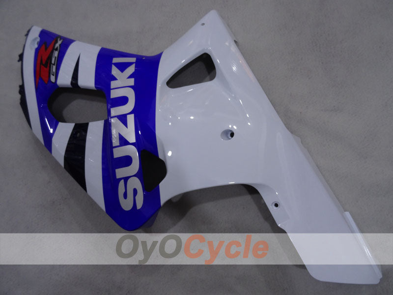 Kit de carénage à injection pour GSX R600 01-03 - Blanc, Noir - Style usine #OYO87905120