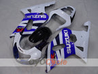 Kit de carénage à injection pour GSX R600 01-03 - Blanc, Noir - Style usine #OYO87905120
