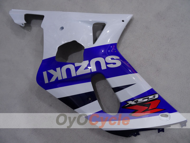 Kit de carénage à injection pour GSX R600 01-03 - Blanc, Noir - Style usine #OYO87905120