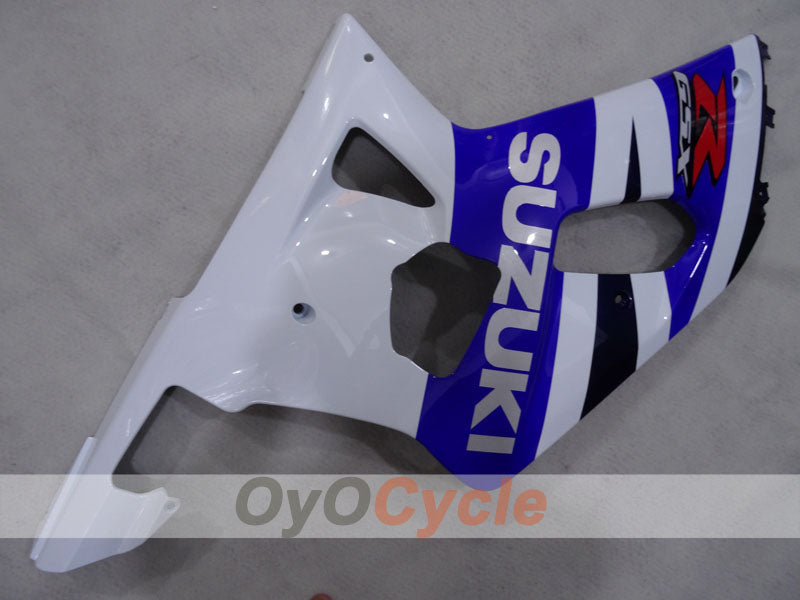 Kit de carénage à injection pour GSX R600 01-03 - Blanc, Noir - Style usine #OYO87905120