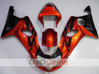Kit de carénage injecté pour GSX R1000 00-02 - Orange, noir - Style d'origine #OYO87901759