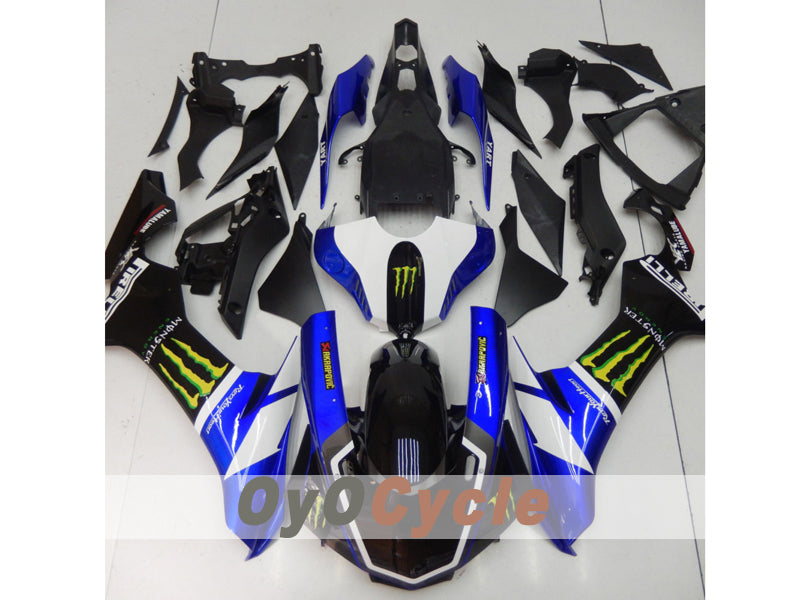 Kit de carénage injecté pour YZF-R1 15-19 - Bleu, Blanc, Noir - Monster #OYO87914648 Image principale du produit