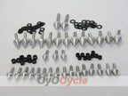 Boulons de visière pour Suzuki GSXR1300 Hayabusa 99-07 - Argent #OYO87903363