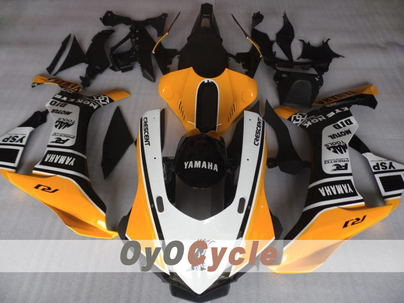 Kit de carénage injecté pour YZF-R1 15-19 - Jaune, Blanc, Noir - Autres #OYO87914633