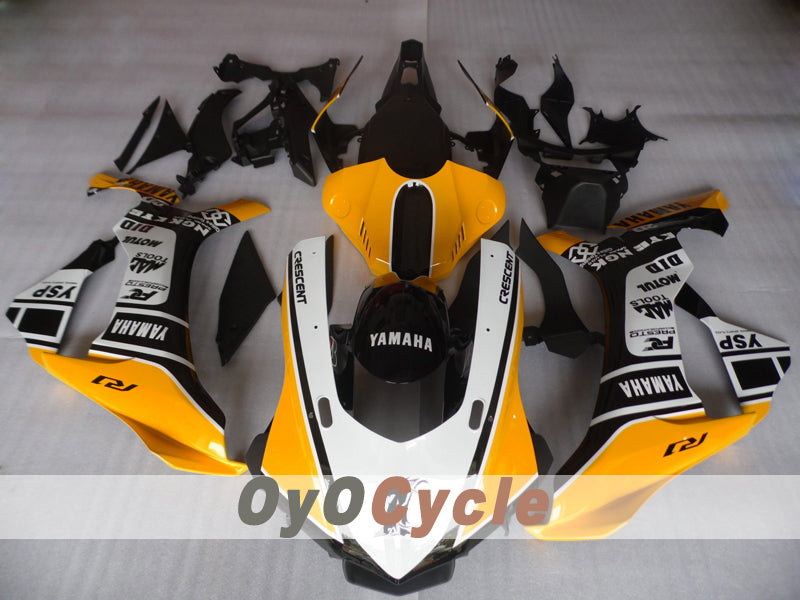 Kit de carénage injecté pour YZF-R1 15-19 - Jaune, Blanc, Noir - Autre #OYO87914644