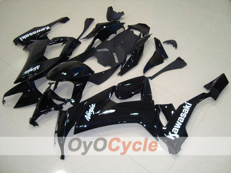 Kit de carénage injecté pour NINJA ZX-10R 08-10 - Noir - Style d'origine #OYO87901645