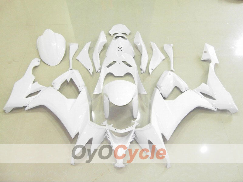 Kit de carénage à injection pour NINJA ZX-10R 08-10 - Blanc - Style d'origine #OYO87901636
