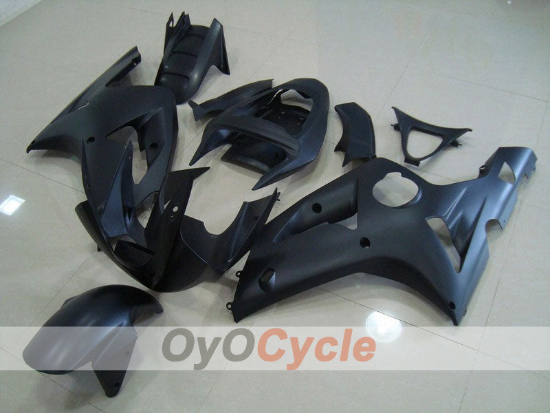 Kit de carénage injecté pour NINJA ZX-6R 03-04 - Noir, mat - Style d'origine #OYO87901760