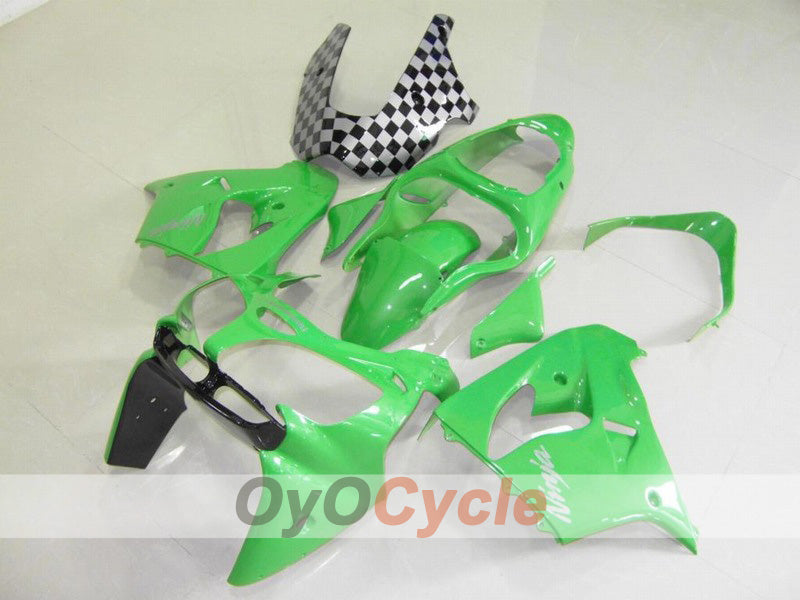 Kit de carénage pour NINJA ZX-9R 00-01 - Vert, noir - Nakano #OYO87903037