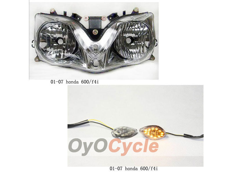 Lentille de clignotant à LED pour Honda 2001-2007 CBR600F4i #OYO87903831